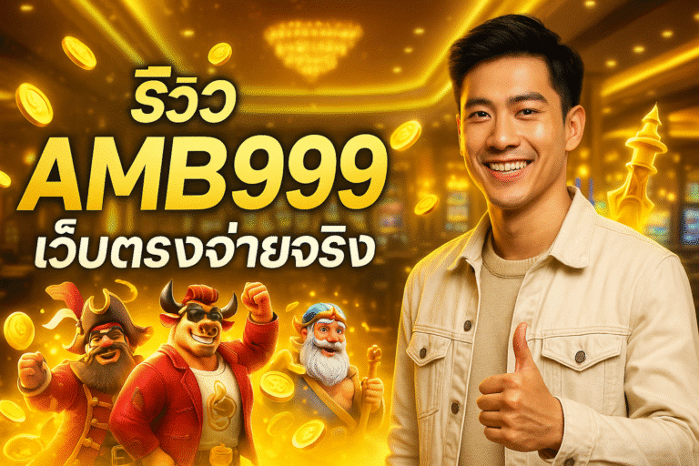 รีวิว AMB999 เว็บตรงจ่ายจริง